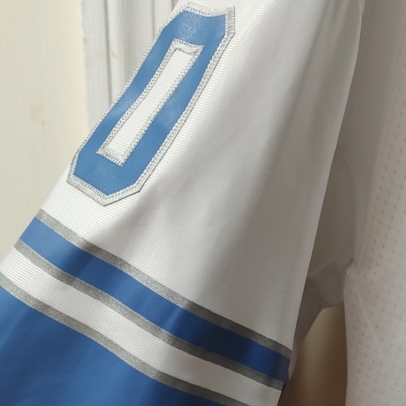 Barry Sanders White and Blue Football Jersey( Brand New With Tags) - Picture 7 of 16